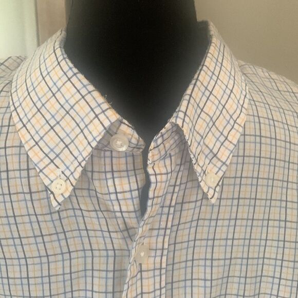 Saddlebred classic fit button down casual shirt size 3X preloved 💛  EUC - Picture 3 of 11